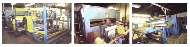 Walter Gupper Zimmer Coating Line, 2400mm Payoff, 2184mm Rubber Roll, 5.6M BTU Gas Oven