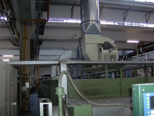 Babcock, Single Layer Stenter, 2001, 2200mm, Pin Chain, 6 Compartments