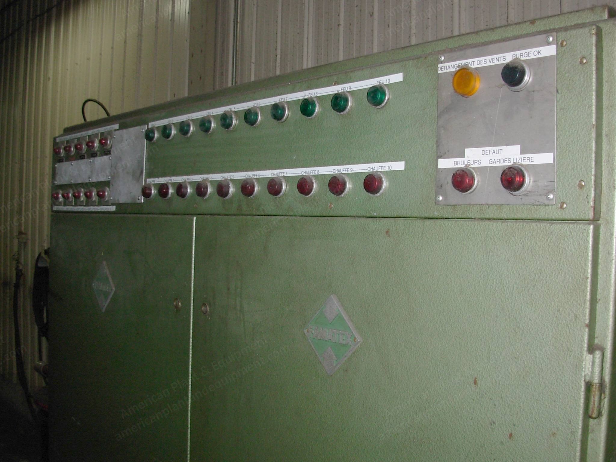 Famatex Tenter Frame, 3400mm, 1974, 5 Chambers, Pin Chain