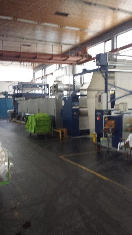 Giorgio Sartori, Continuous Foulard Tumbler and Stenter Drying Machine, Working Terry