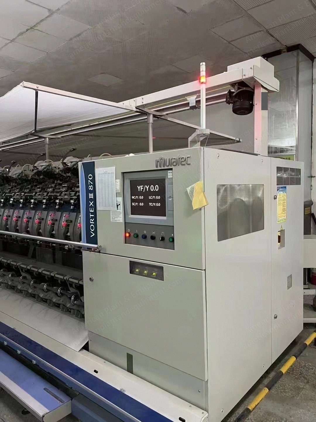 Murata, 870, Vortex Spinning Machine, 96 Spindles, with Waxing Device