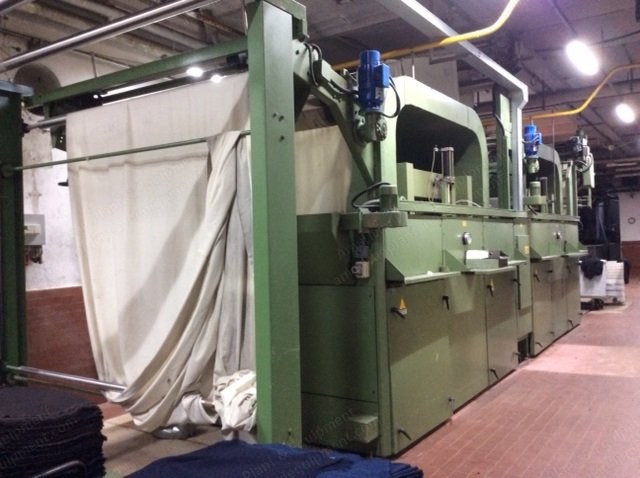 Comintex, Continuous Tumbler, 1990, 1800mm Working Width, 2 Chambers, Gas Heated