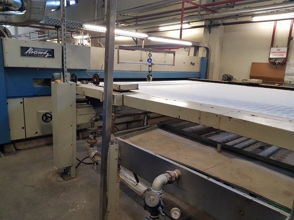 Krantz Stenter Machine, 3400mm Working Width, 2003, 8 Chambers, Gas Heated
