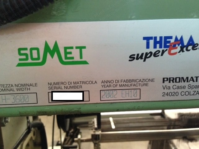 Somet, Super Excel, 3600mm, Staubli 1600 Jacquard, 3072 Hooks, JC 5 Controller