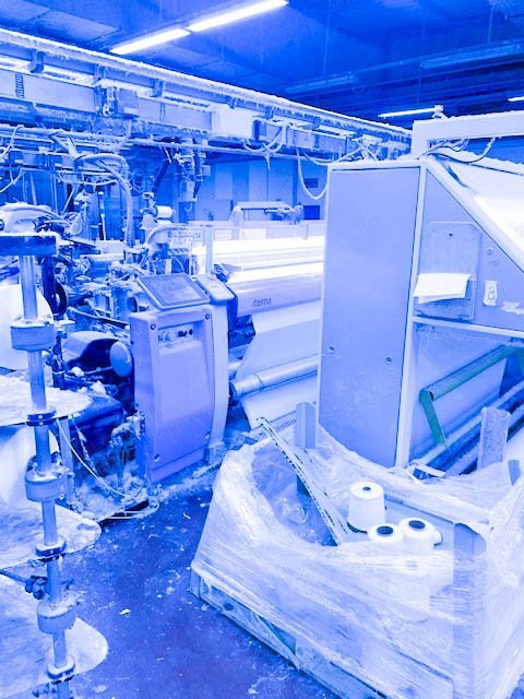Itema, A9500, 2016, Air-Jet Loom, 2100mm Working Width, 4 Colors, Staubli Dobby