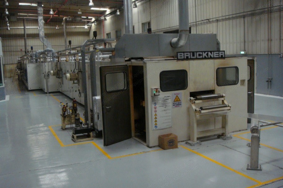 Bruckner, BOPP Film Production Lines, 1991 and 1998, 500 to 1140 kg/hr, 130 to 255 m/min
