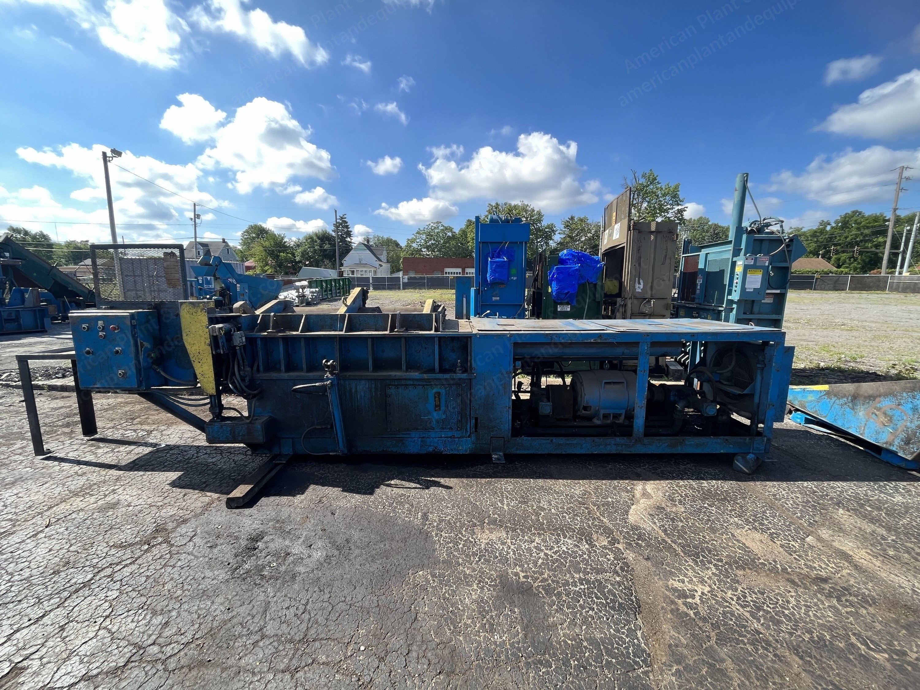 D&J, 15AR, Scrap Metal Baler, 30HP, 72x30x19 inch Charge Box, 48 Ton Compression Force