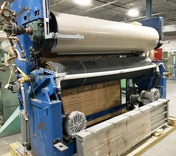 Laminator, 100 Inch, 20 Inch Diameter Steam Heated Rolls, Infeed Conveyor