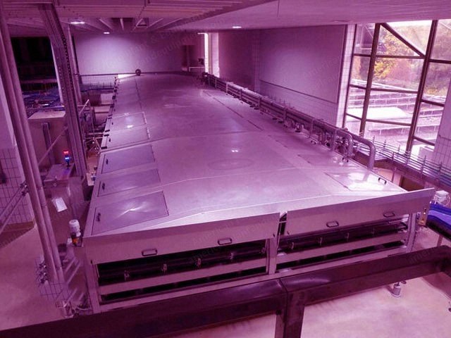 Krones, Tunnelpasteur Linaflex LC, 2013, 96 m² Treatment Area, Steam, 10 Zones