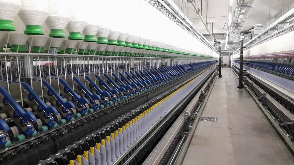 Zinser, 351, 2014, Ring Spinning Frame Linked to Schlafhorst Autoconer X5 Winder, 1252 Spindles, 42mm Ring Diameter, 70mm Gauge