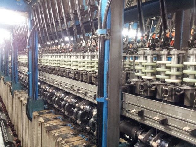 Teijin Seiki, HTS-15N, 1995, 216 Positions, 30-300 Denier, 400-1500m/min Yarn Speed