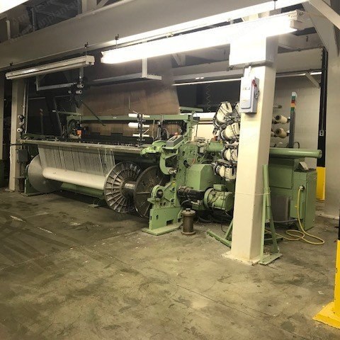 Dornier, HTV8/J, 2000, Rapier Jacquard Weaving Machine, 3200mm Working Width, 8 Colors, Bonas SSJ Jumbo Jacquard Head
