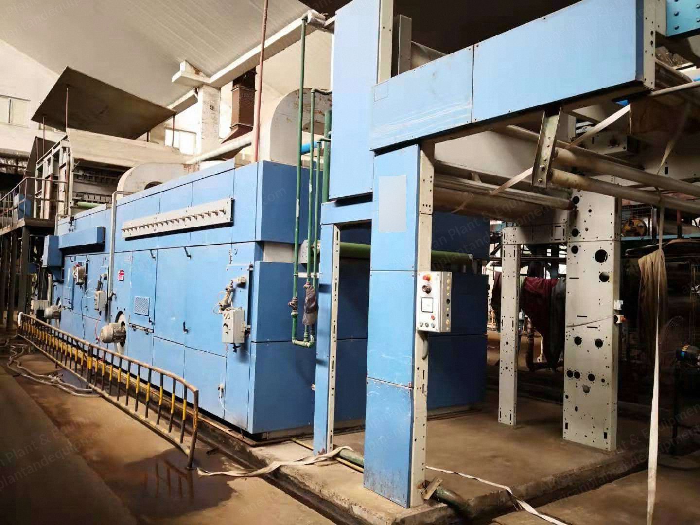 Monfongs, Termosol Dyeing Range, 2008, 1800mm Working Width, 3 Chambers, Oil/Gas Heated