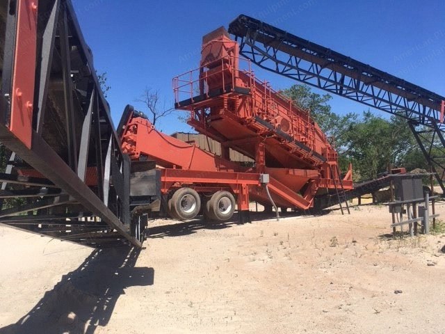 Trio, Portable Wash Plant, 2017, 36 inch Single Fine Material Washer, 5x16ft 3-Deck Inclined Screen, 350kW Generator