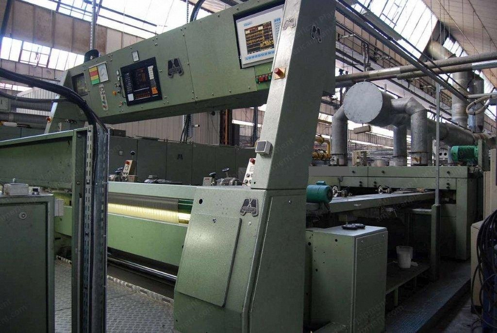 Monforts, Montex 6G/K + 12/K, 1991, 1800mm Working Width, 9 Bays, Gas Heated, Horizontal Pin Chain