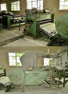Fehrer, Sisal Pad Production Line, 1970, Fehrer V12 Feeder, Needle Loom, Cutting Machine