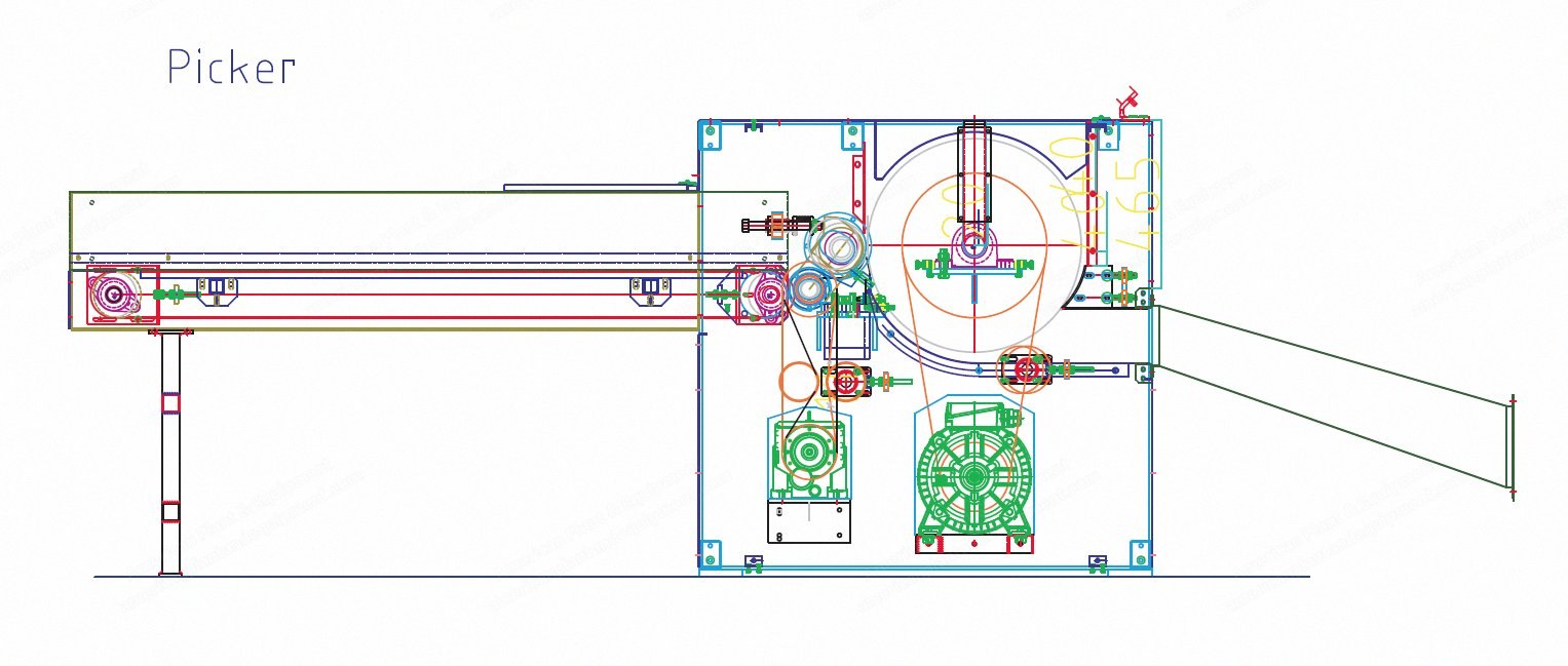 Star19, Waste Opener, Working Width 1000/1500mm, Capacity up to 500 kg/h