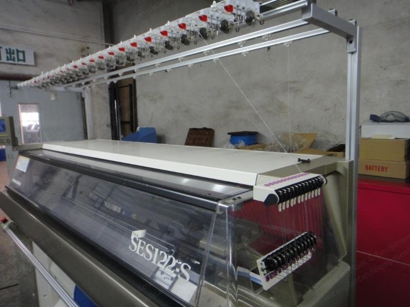 Shima Seiki, SES 122S, 2003, Flat Knitting Machine, 7GG, LCD Monitor