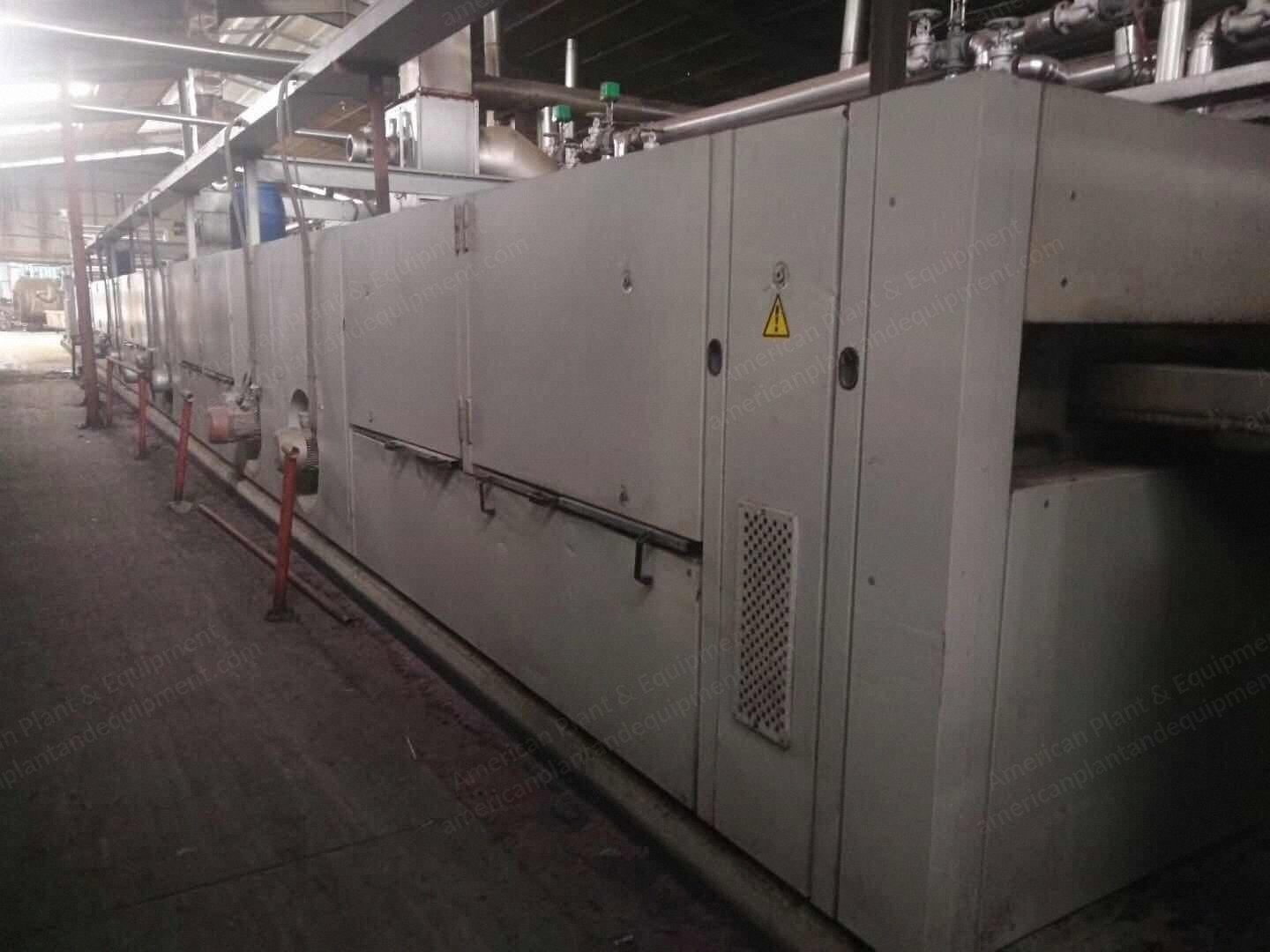 Monfongs Stenter, 2400mm, 2016, 9 Chambers, Oil Heated, Horizontal Chain