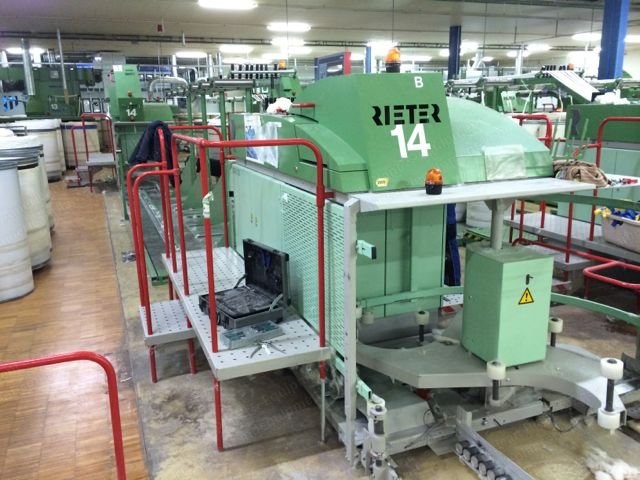 Rieter, SB-D10 / RSB-D30, 2001, Draw Frames, Power Creel for 8 Cans, Can Changer