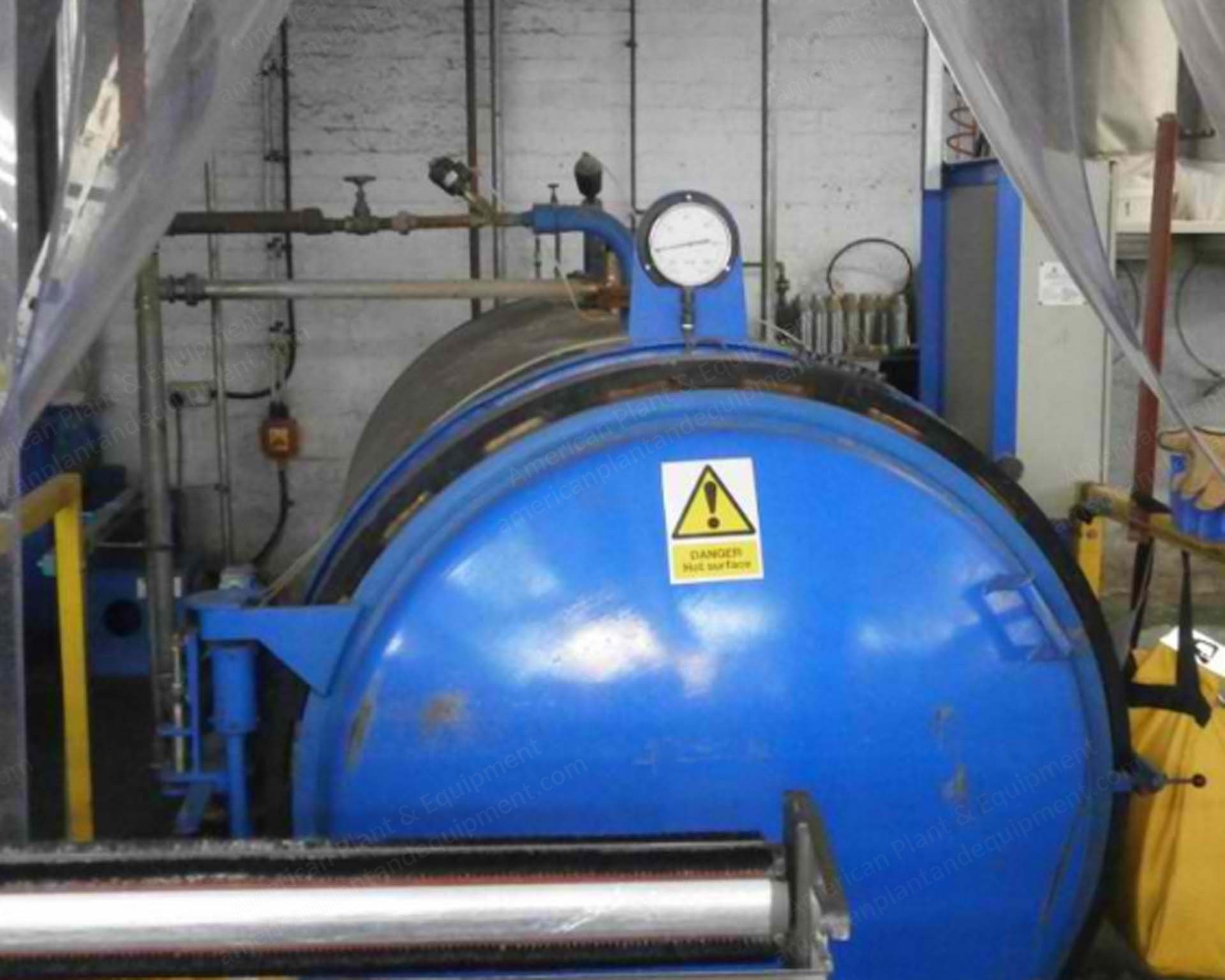William Arnold, P40 / D1000, 1997, Autoclave Yarn Steamer with Babcock Wanson VPX 800 RR Steam Generator