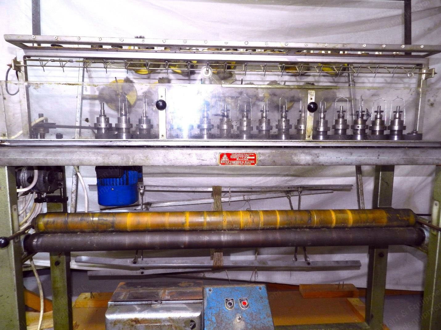 Bocca Comorio, T.11, 16 Heads, Needle Rotary Chainette Yarn Machine, 380V