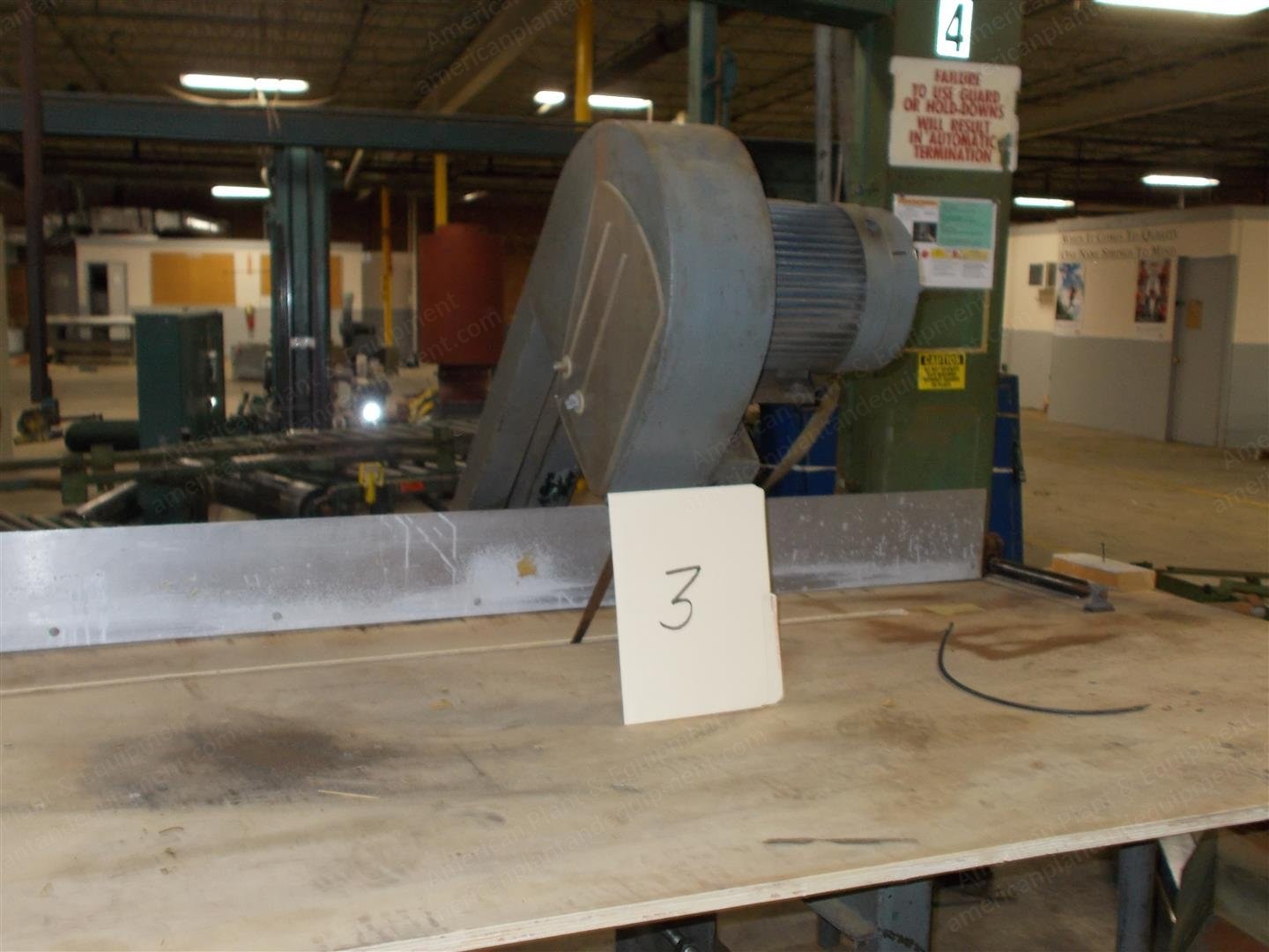 Shop Made, Angle Bandsaw, 48x96in Table, 18in Blade