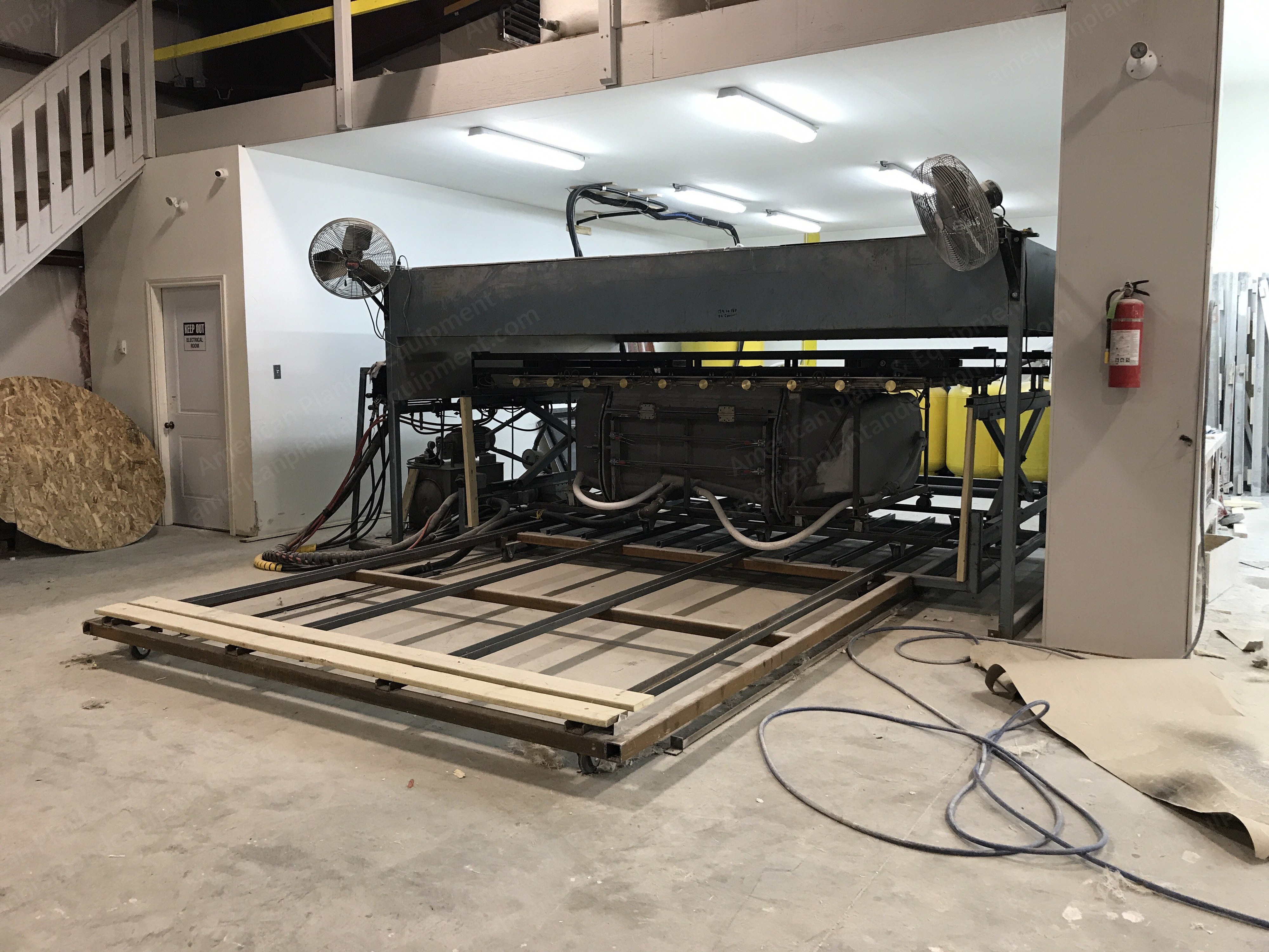 Shuman, FXH, 2011, 72" x 120" Max Mold Size, Single Station Vacuum Former, Ceramic Ovens