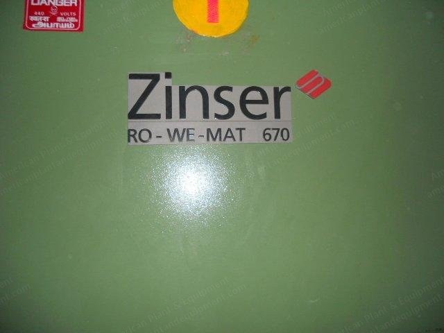 Zinser, 670, 120 Spindles, 3 Over 3 Draft, 16" Lift, Auto Doffer