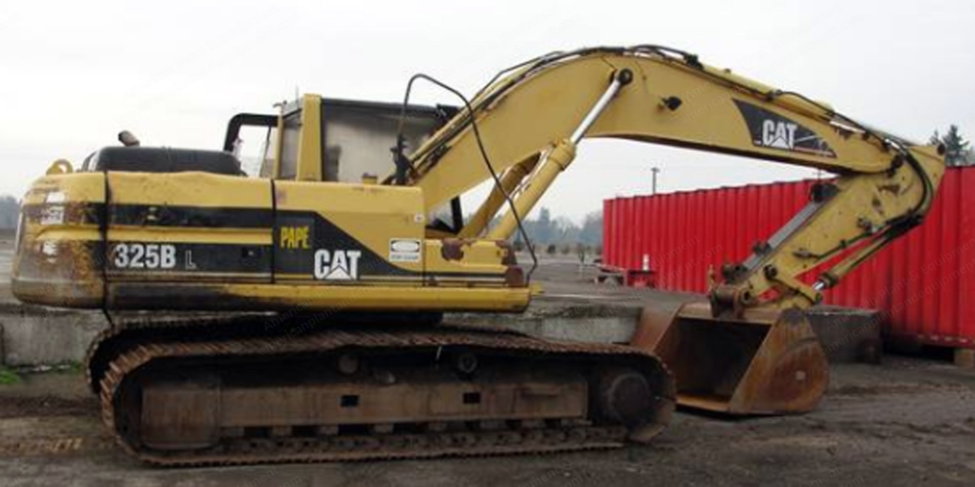 Caterpillar, 325BL, 1997, Steel Track Hoe Excavator, Caterpillar 3116TA Engine, 72 Inch Bucket