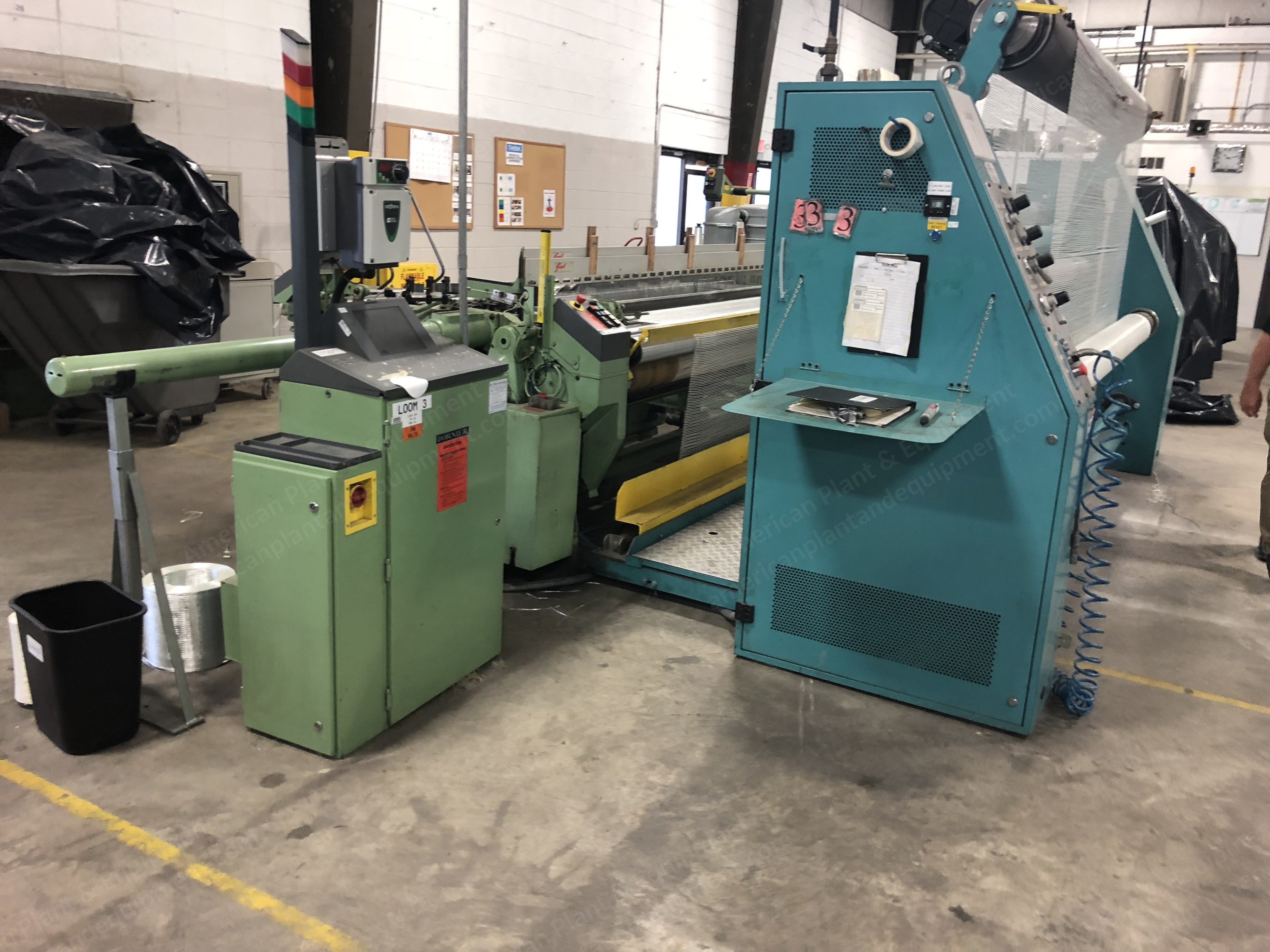 Dornier, PTV6S & HTV6E, 2000/2003, 3300mm, Staubli Dobby & Cam Box, Glass Fabric Weaving