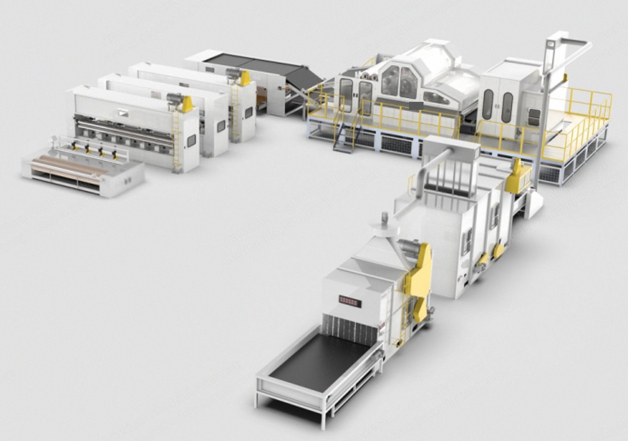 NovaStar, NN515, Needle Punching Production Line, 4000mm Working Width, 900kg/h Capacity