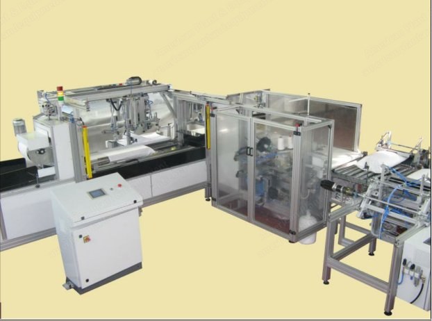 Brighi, Complete Pillow Sewing, Filling and Packing Line, Fully Automated, 8 to 10 Pillows/Min