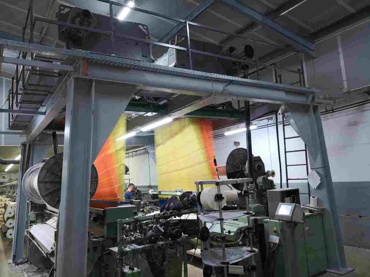 Sulzer and Vamatex Terry Looms, 2600mm, 1997, Jacquard