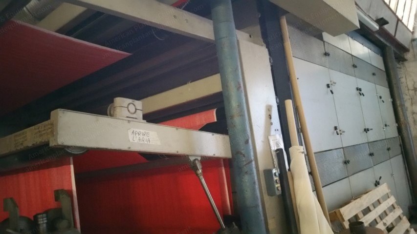 Intes Polymerizing Machine, 2000, Working Width 3200mm, 140m Capacity