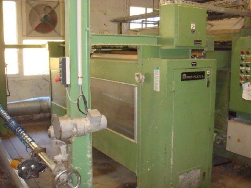 Menzel, Singeing Unit, 1999, 2.4m Working Width, 4 Burners, Kusters Padder