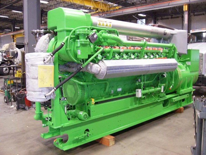 GE Jenbacher, JGC320 GS-N.L, Natural Gas Generator Set, 2011