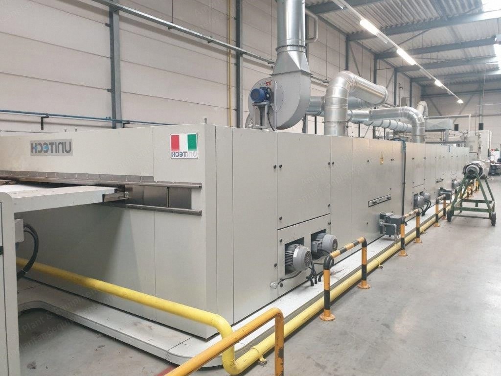 Unitech, Redoevo5p6k220, 2010, 2200mm Working Width, 6 Chambers, Gas Heated, with Coating Unit