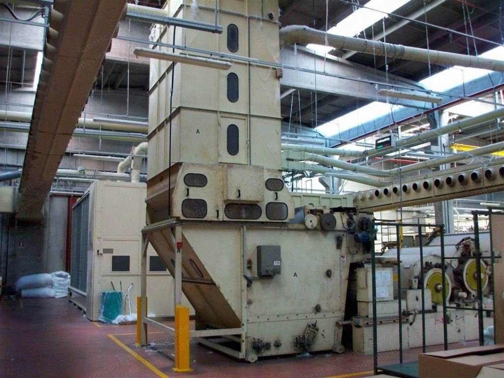 F.O.R., Double Doffer Card, 1990, Working Width 2500mm, Avantrain + 2 Swifts, 500 kg/h