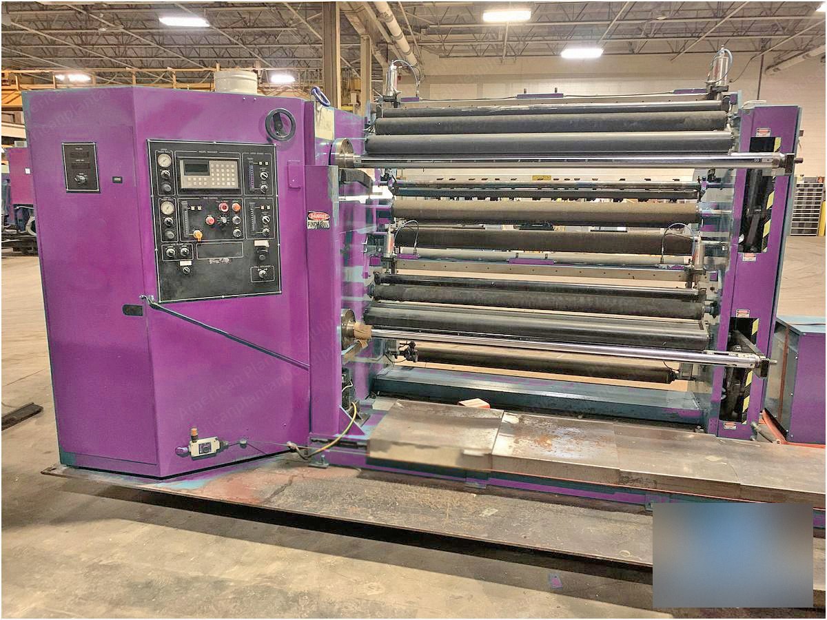Stanford, 2038-RT, Duplex Cantilevered Slitter Rewinder, 62 inch Width, 40 inch Max Unwind Diameter, 24 inch Rewind Diameter