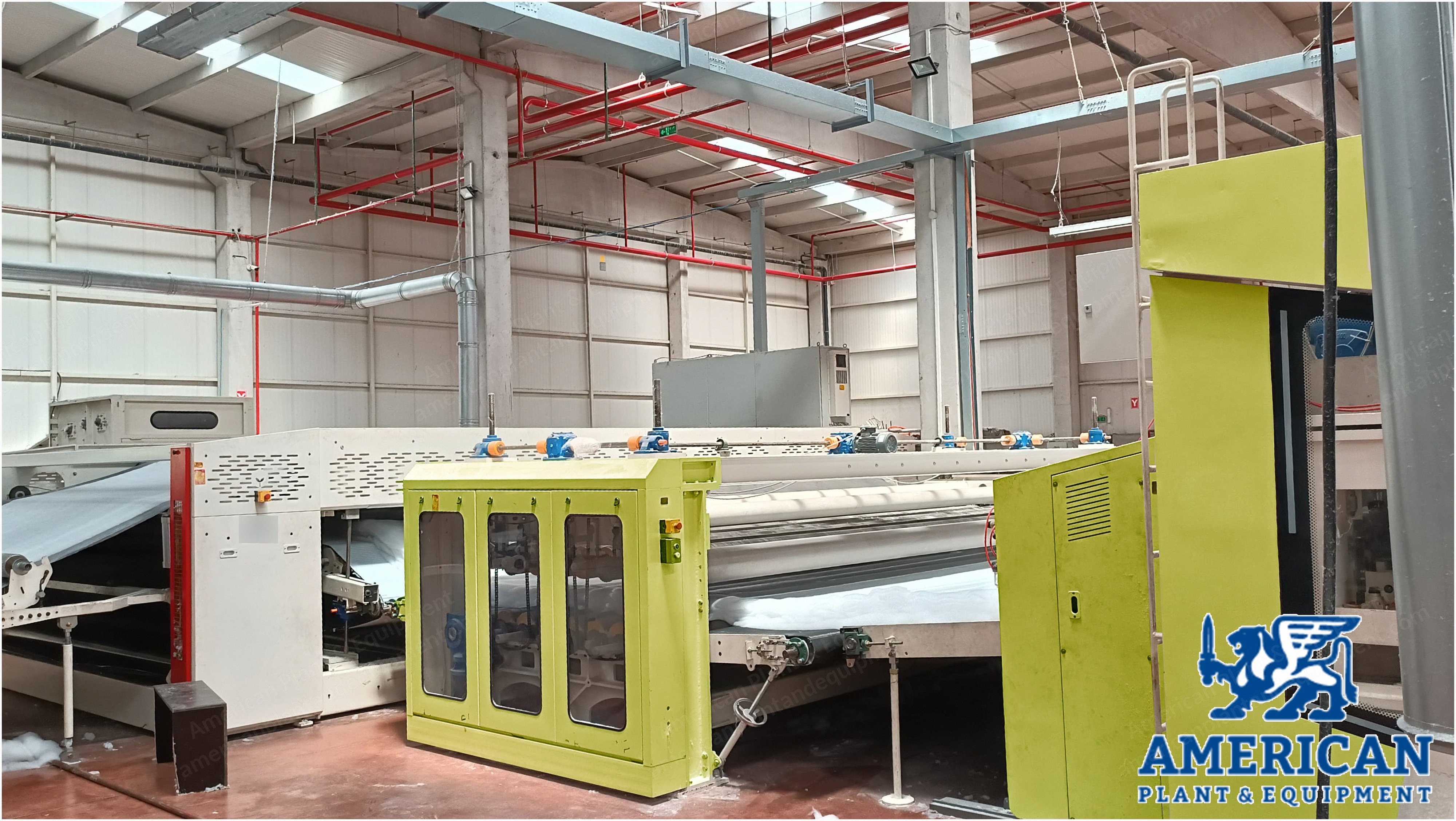 Bematic and Ying Yang, Needlepunch Nonwoven Line, 2015 to 2020, 3000mm Carding Width, 4200mm Final Product Width