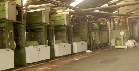 Italiana Rigenerazione, OG113, 1996, 1500mm, 5 Drums, 1000 kg/hr Tearing Plant