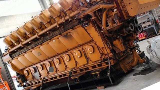 Caterpillar MaK, G16CM34, 2009, 5900kW, 11000V, 50Hz, Methane Gas Engine Set