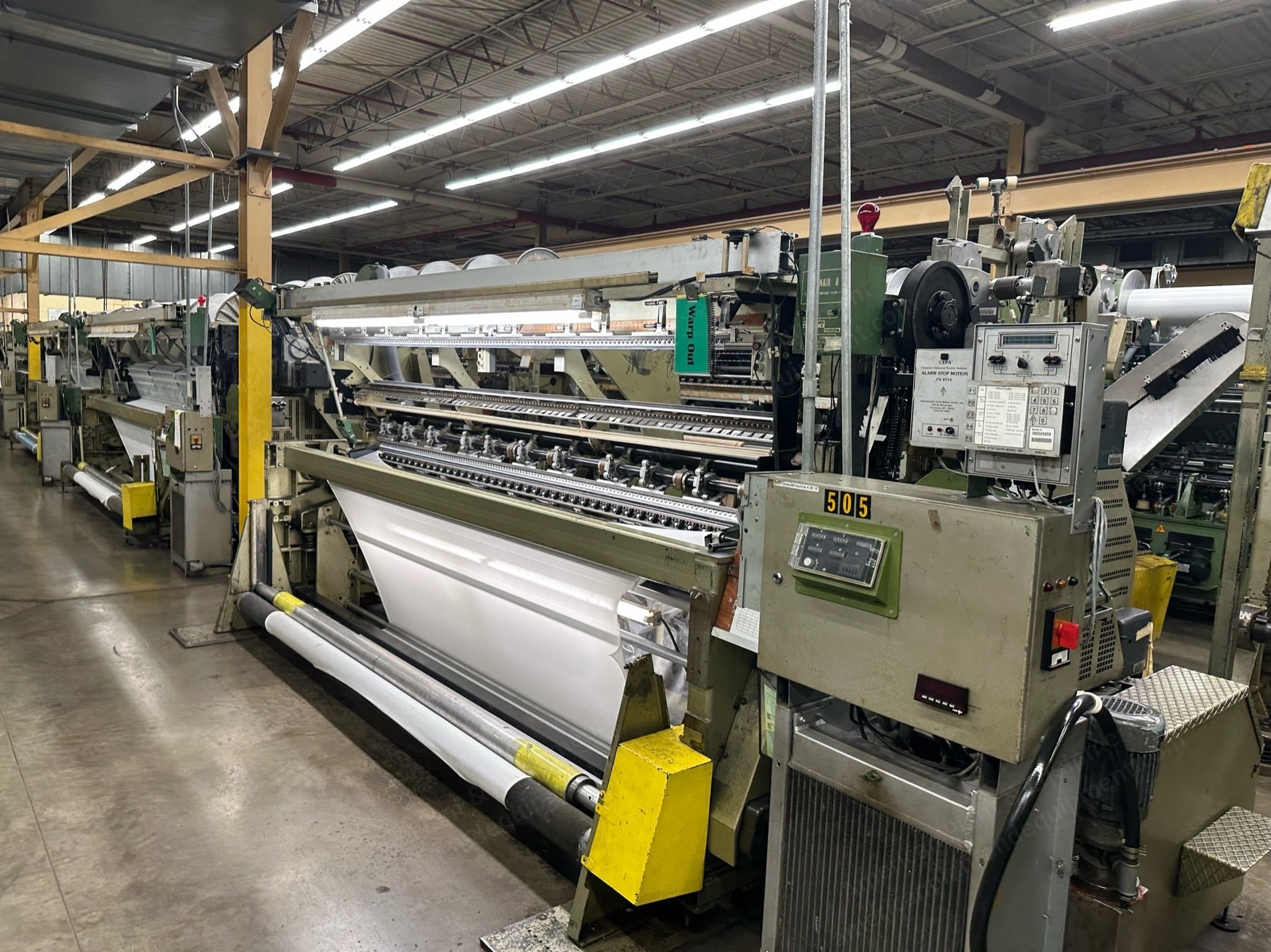 Karl Mayer, HKS2-1, Tricot Machine, Gauge 32, Width 130 Inches