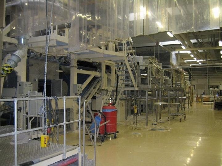 Rieter, Fleissner, Complete Non-Woven Spunlace Line, 3200mm, 20-25 Tons/Day