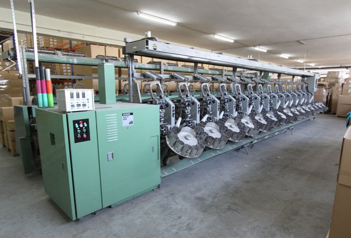 Murata, Mach Mini 7R2, 1988, 15 Spindles, 6" Traverse, Auto Doffer