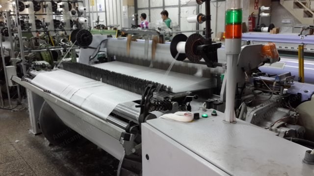 Somet, Alpha, 2006, Weaving Looms, 2300mm, Staubli Dobby, 14 to 16 Shafts, 4 Feeders