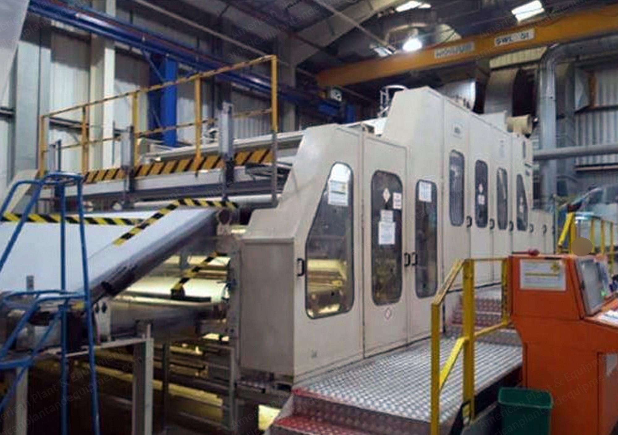 F.O.R., Injection 06803/D47C, 1998, Double Doffer Roller Card, 3500mm Working Width, with Truetzschler FBK 536 Chute Feed