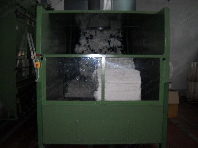 Bonino, Truetzschler, Marzoli, Complete Air Laying Carding Line, 2007, 1200mm Width, 100-900 GSM