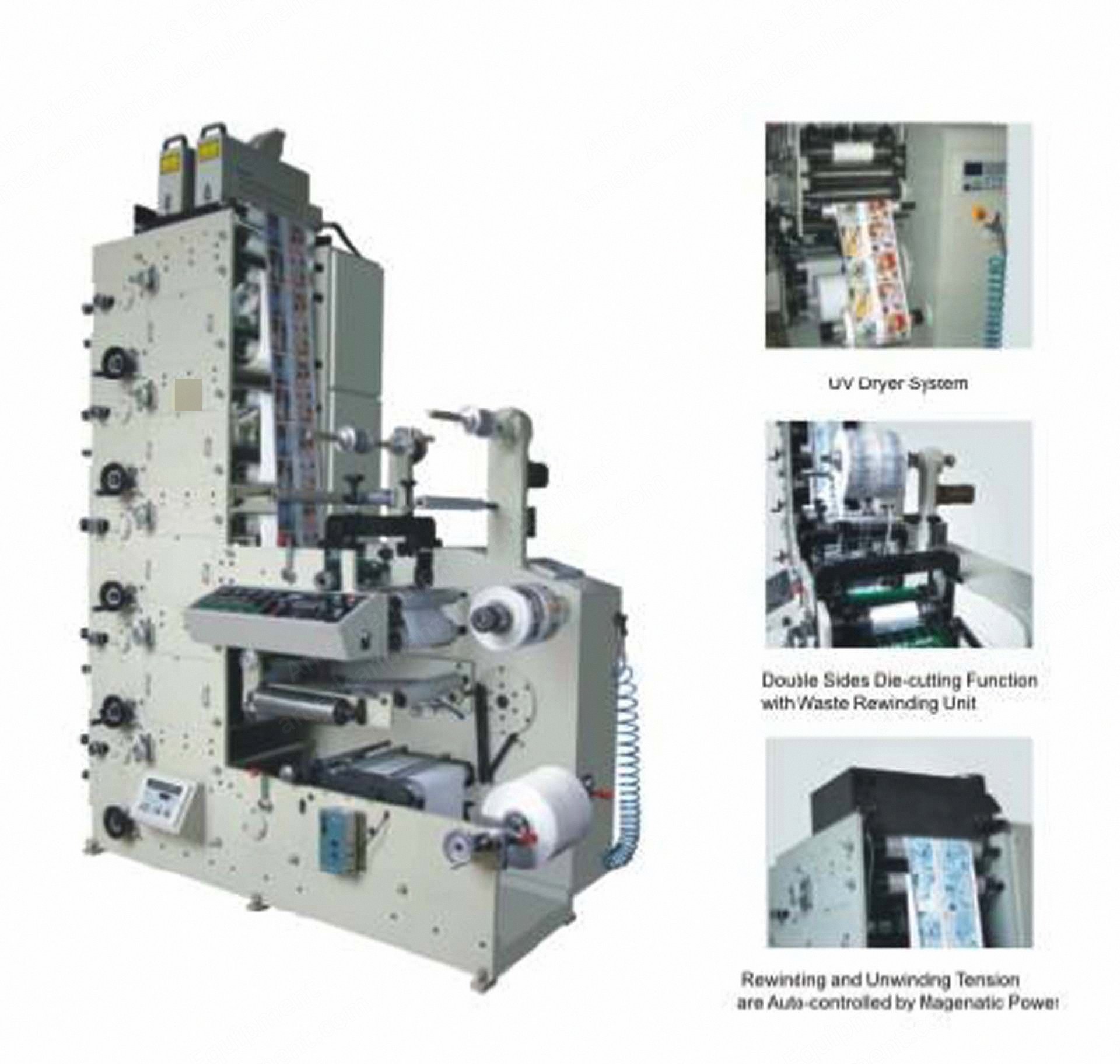 NovaStar, FR108, Flexo Printing Machine, 320mm Max Web Width, 4/5/6 Color, 10-60 m/min